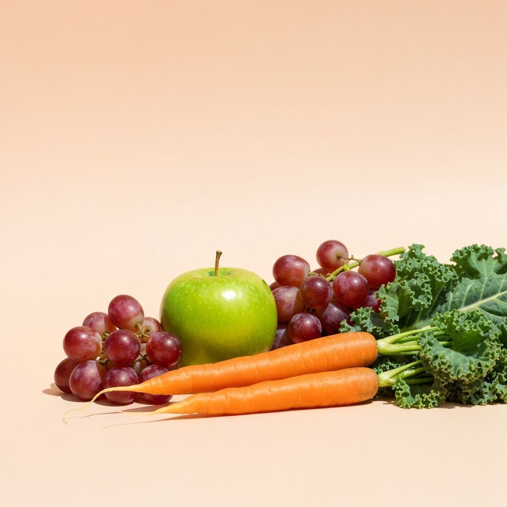 Fresh vegetables and fruits